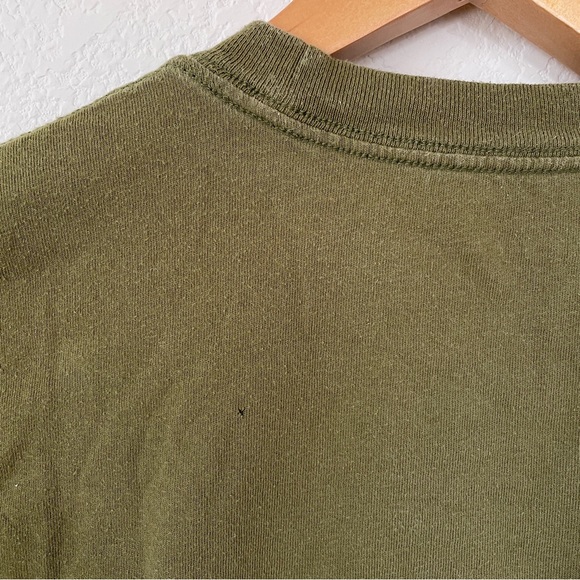 Camo Green Boxy T-Shirt Unisex - Picture 3 of 4